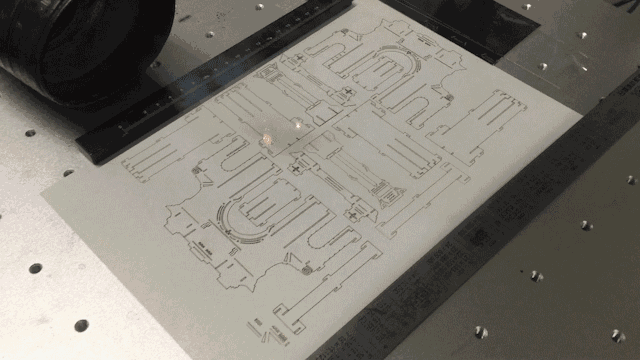 激光切割機制作今年的清華大學立體錄取通知書(圖7) 激光雕刻機,激光切割機