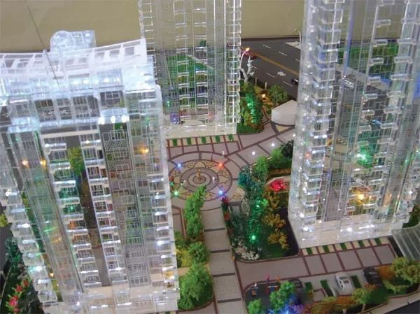 激光切割機在建筑模型行業的應用(圖4) 激光切割機制作的建筑模型樣品